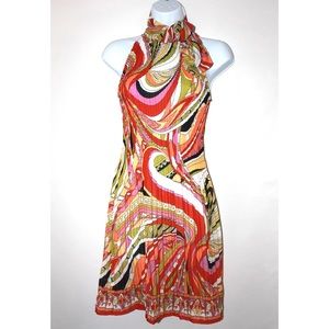 Dresses - Vintage Psychedelic Colorful 70’s Halter Dress Dresses - Vintage Psychedelic Colorful 70’s Halter Dress